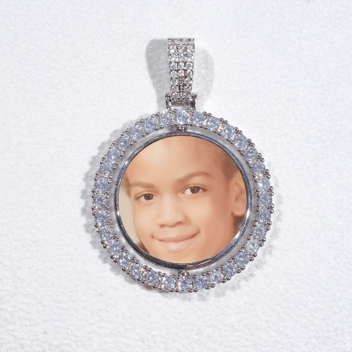 3D Spinning 2-Faced Custom Picture Pendant
