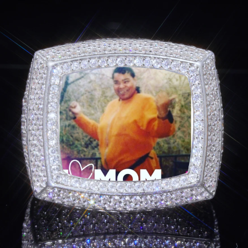 3D CUSTOM PICTURE ICED RING