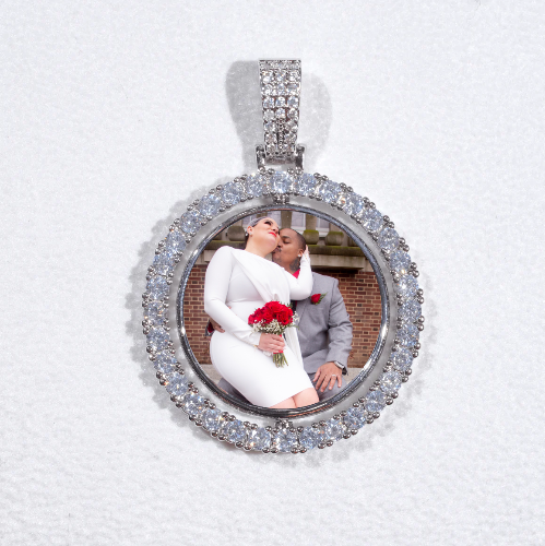 3D Spinning 2-Faced Custom Picture Pendant
