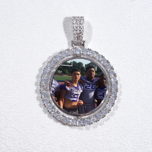 3D Spinning 2-Faced Custom Picture Pendant