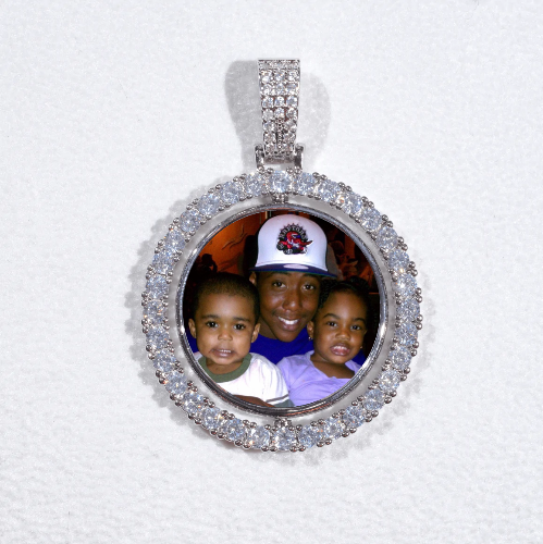 3D Spinning 2-Faced Custom Picture Pendant