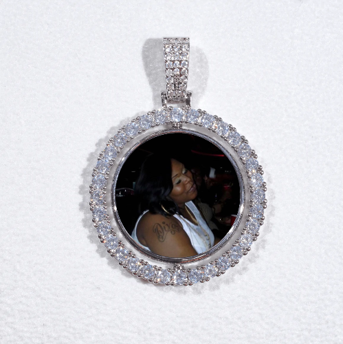 3D Spinning 2-Faced Custom Picture Pendant