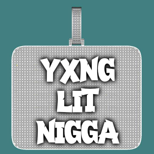 CUSTOM LETTER NECKLACE 3D BIG SQUARE