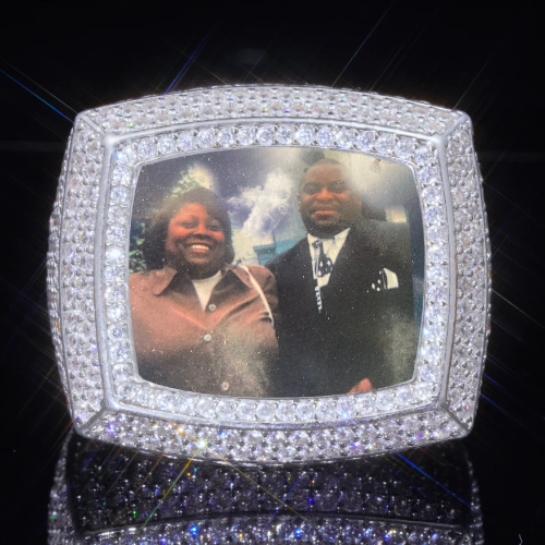 3D CUSTOM PICTURE ICED RING