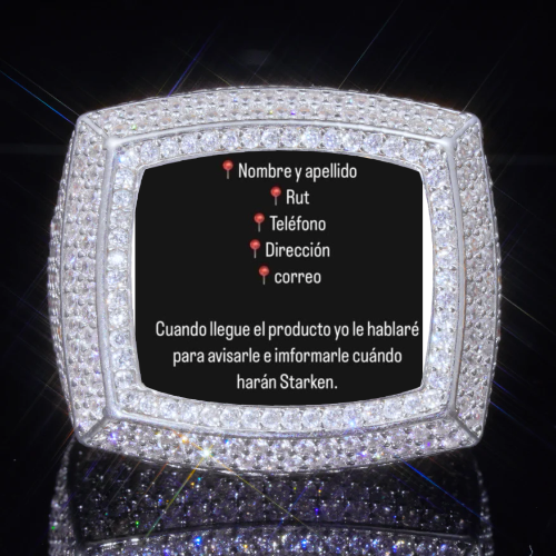 3D CUSTOM PICTURE ICED RING