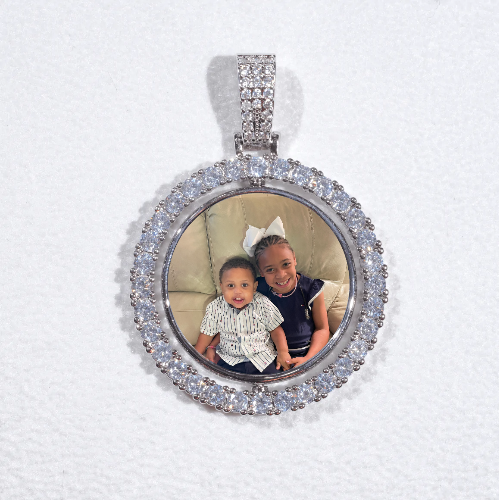 3D Spinning 2-Faced Custom Picture Pendant