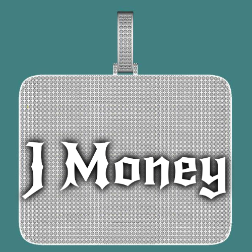 CUSTOM LETTER NECKLACE 3D BIG SQUARE