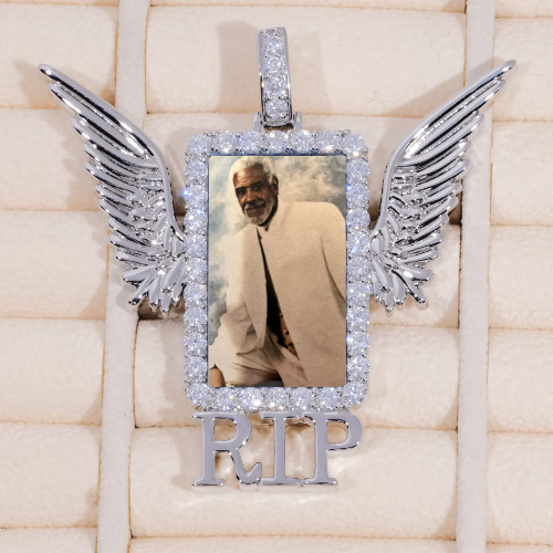RIP WING 3D CUSTOM PICTURE PENDANT