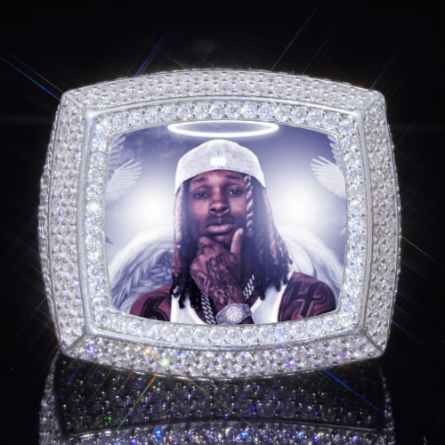 3D CUSTOM PICTURE ICED RING