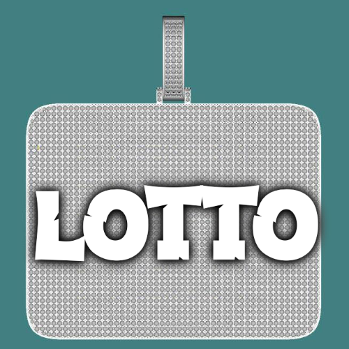 CUSTOM LETTER NECKLACE 3D BIG SQUARE