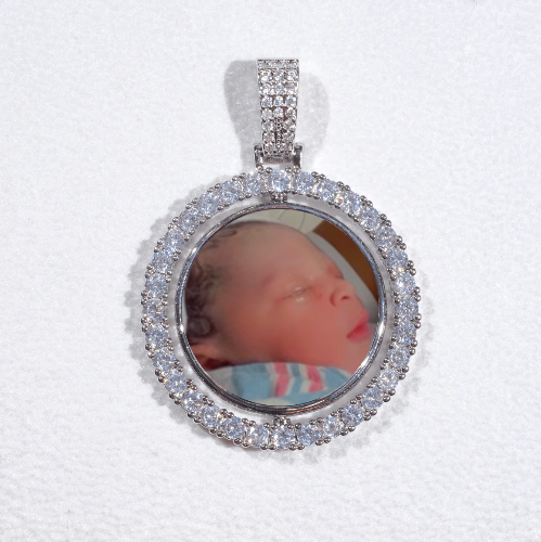 3D Spinning 2-Faced Custom Picture Pendant