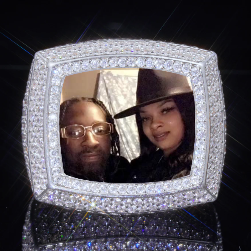 3D CUSTOM PICTURE ICED RING
