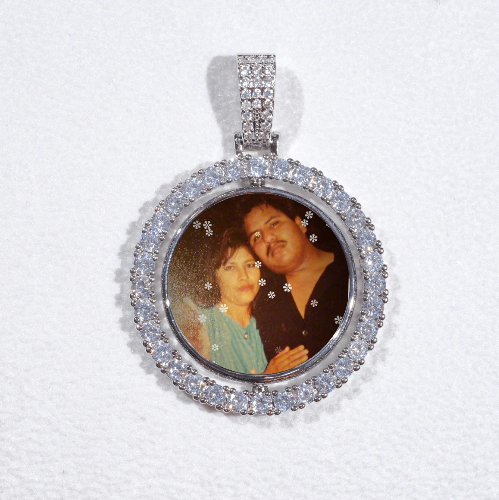 3D Spinning 2-Faced Custom Picture Pendant
