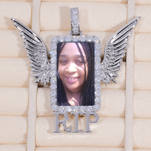 RIP WING 3D CUSTOM PICTURE PENDANT