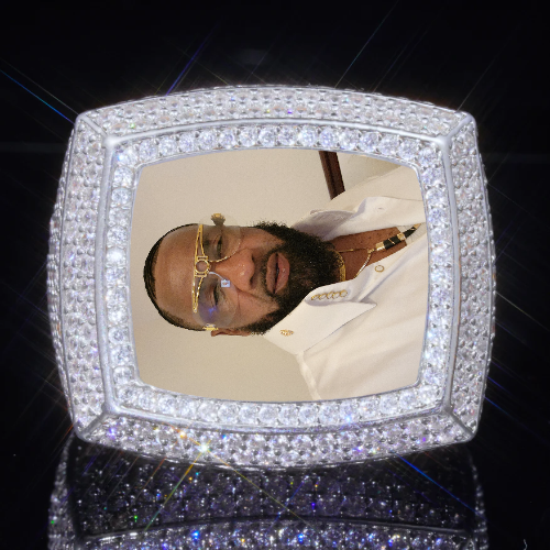 3D CUSTOM PICTURE ICED RING