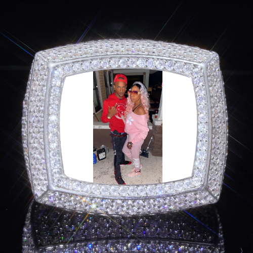 3D CUSTOM PICTURE ICED RING
