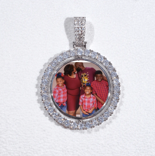 3D Spinning 2-Faced Custom Picture Pendant