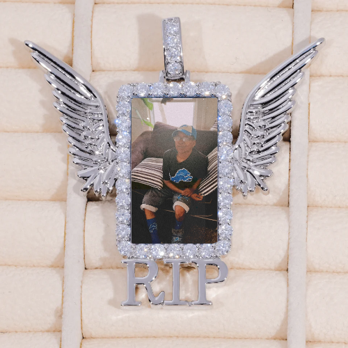 RIP WING 3D CUSTOM PICTURE PENDANT