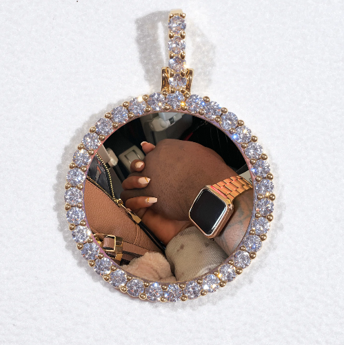3D CIRCLE CUSTOM PICTURE PENDANT SMALL SIZE