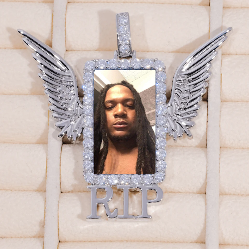 RIP WING 3D CUSTOM PICTURE PENDANT