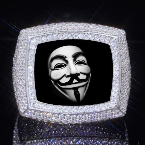 3D CUSTOM PICTURE ICED RING