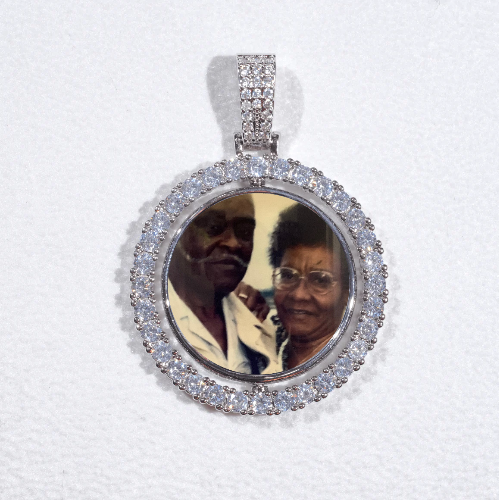 3D Spinning 2-Faced Custom Picture Pendant