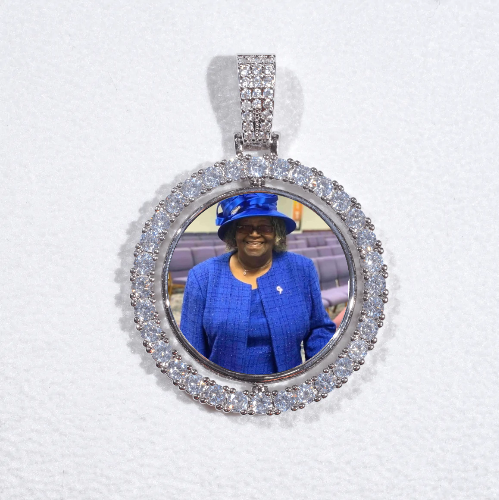 3D Spinning 2-Faced Custom Picture Pendant
