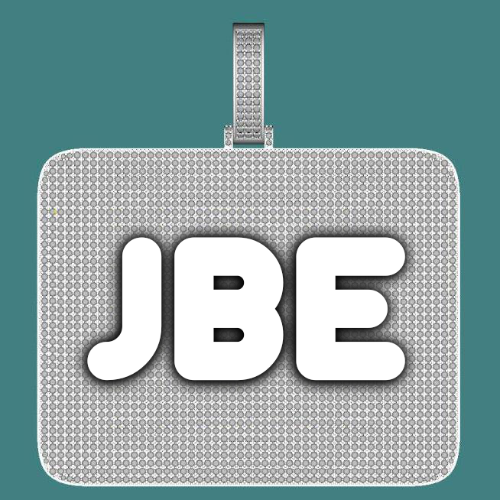 CUSTOM LETTER NECKLACE 3D BIG SQUARE