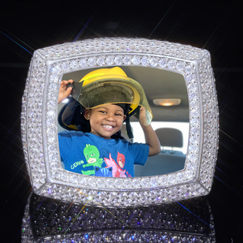 3D CUSTOM PICTURE ICED RING