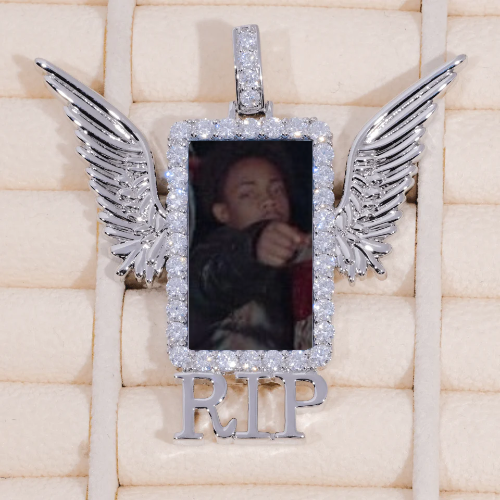 RIP WING 3D CUSTOM PICTURE PENDANT