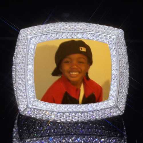 3D CUSTOM PICTURE ICED RING