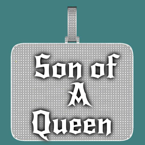 CUSTOM LETTER NECKLACE 3D BIG SQUARE