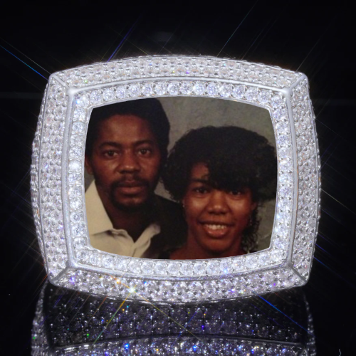 3D CUSTOM PICTURE ICED RING
