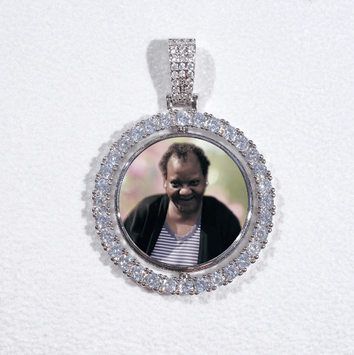 3D Spinning 2-Faced Custom Picture Pendant