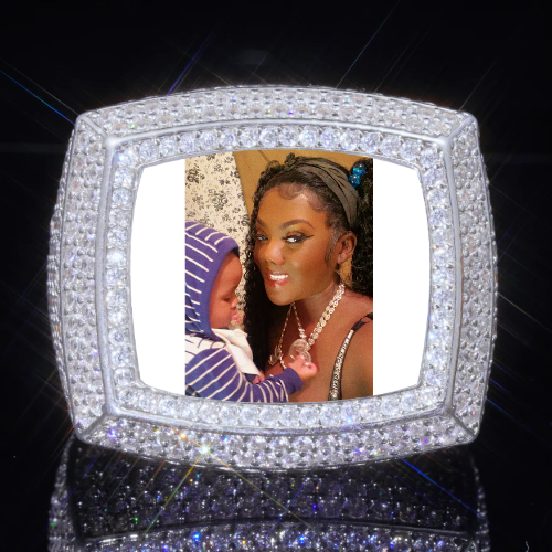 3D CUSTOM PICTURE ICED RING