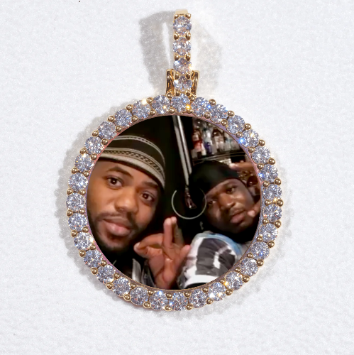 3D CIRCLE CUSTOM PICTURE PENDANT SMALL SIZE