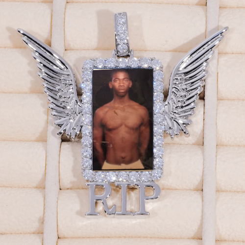 RIP WING 3D CUSTOM PICTURE PENDANT