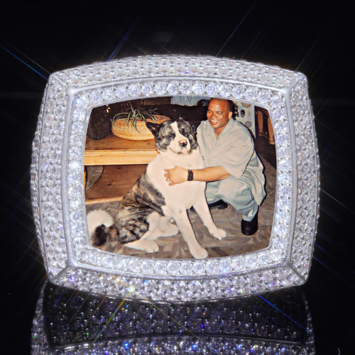 3D CUSTOM PICTURE ICED RING