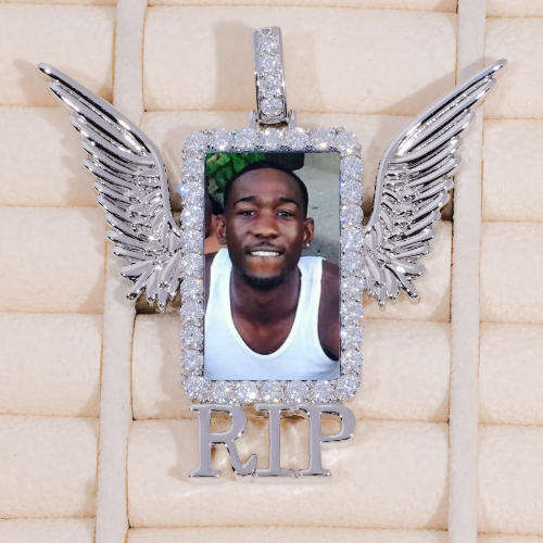 RIP WING 3D CUSTOM PICTURE PENDANT