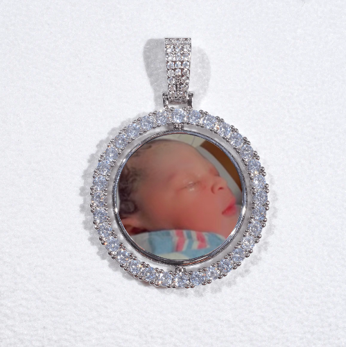 3D Spinning 2-Faced Custom Picture Pendant