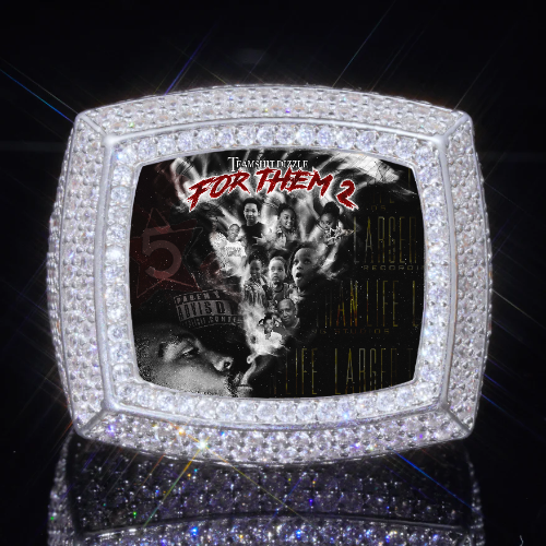 3D CUSTOM PICTURE ICED RING