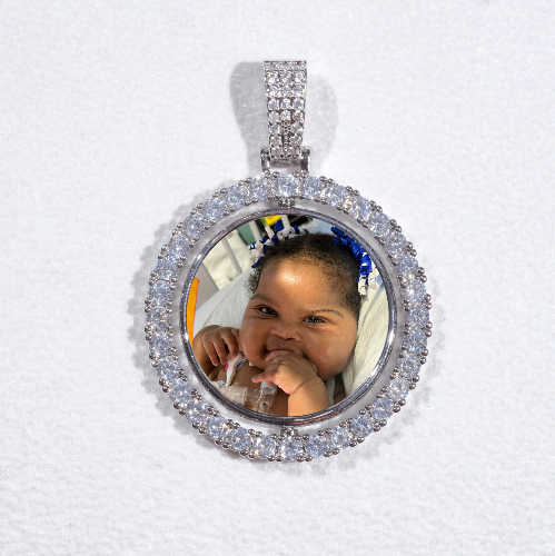3D Spinning 2-Faced Custom Picture Pendant