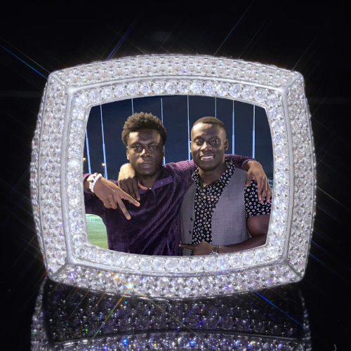 3D CUSTOM PICTURE ICED RING