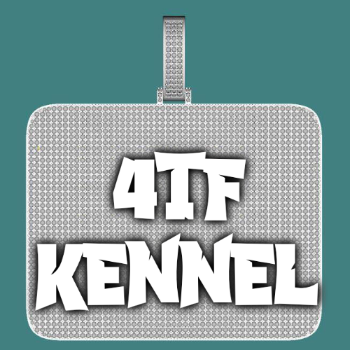 CUSTOM LETTER NECKLACE 3D BIG SQUARE