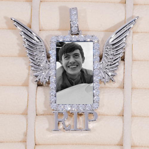 RIP WING 3D CUSTOM PICTURE PENDANT