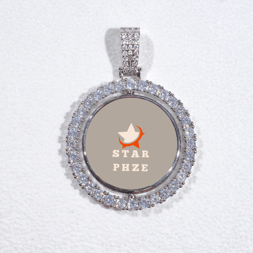 3D Spinning 2-Faced Custom Picture Pendant