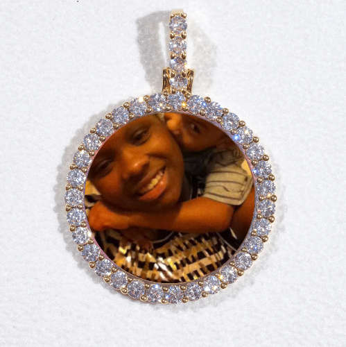 3D CIRCLE CUSTOM PICTURE PENDANT SMALL SIZE