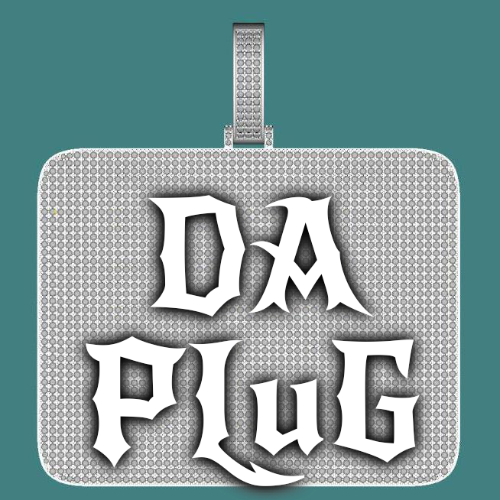 CUSTOM LETTER NECKLACE 3D BIG SQUARE