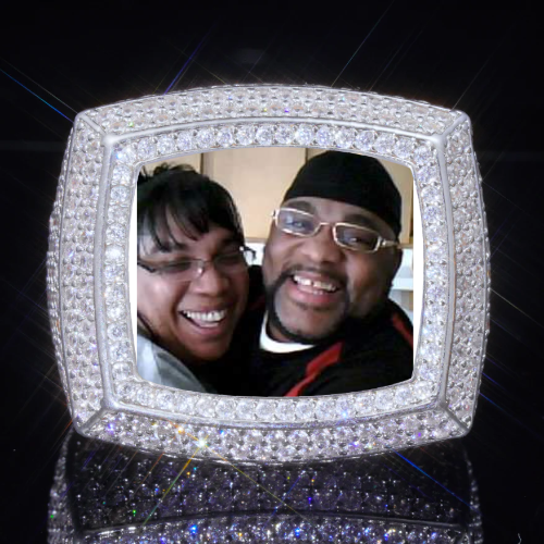 3D CUSTOM PICTURE ICED RING
