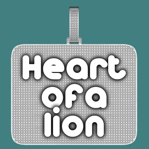 CUSTOM LETTER NECKLACE 3D BIG SQUARE
